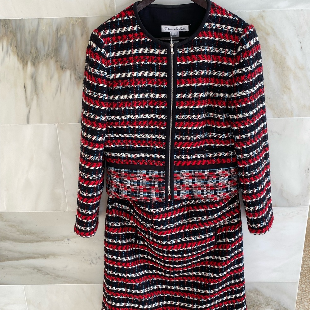 Oscar de la Renta Black and White Garment